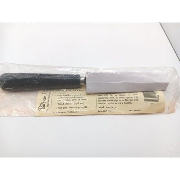 5/$25 NEW Pampered Chef V-Shaped Cutter #1160 Retired  8" Sealed Fruit Stainless - Picture 4 of 6